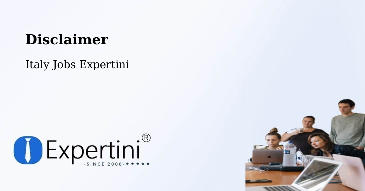 Disclaimer – Cento - Italy Jobs Expertini