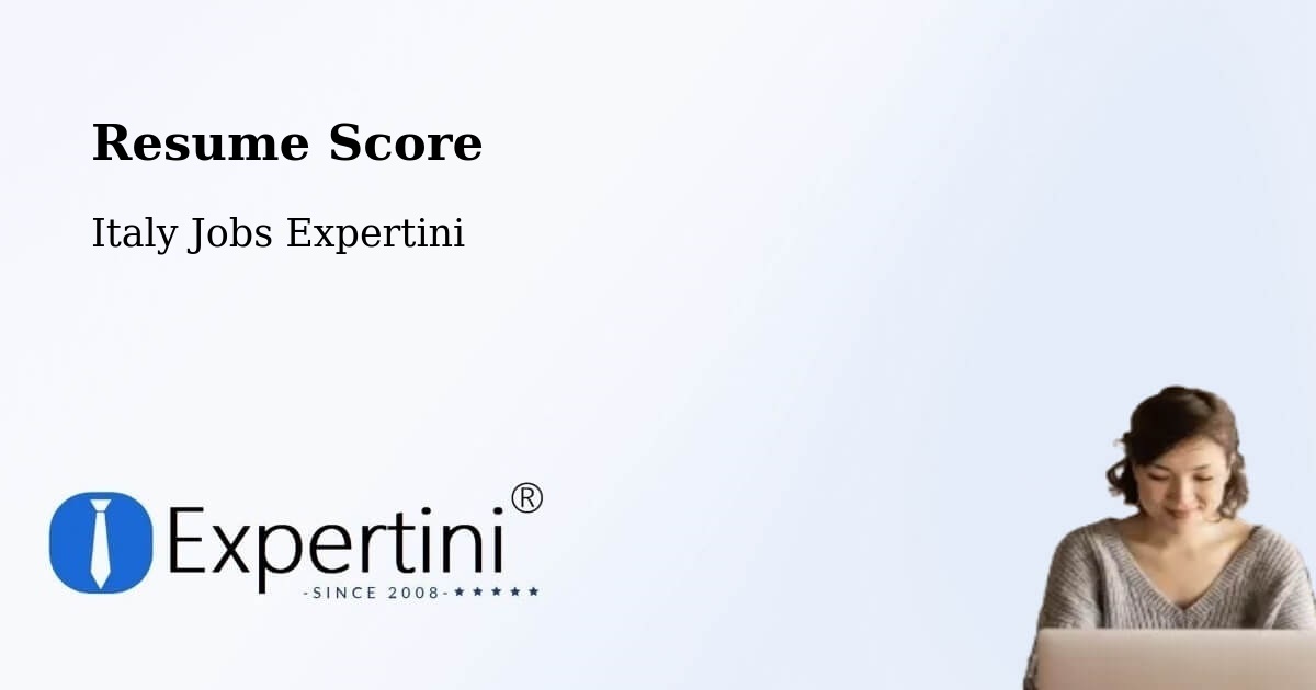 Resume Score & Job Description Match Tool – Cento - Italy Jobs Expertini